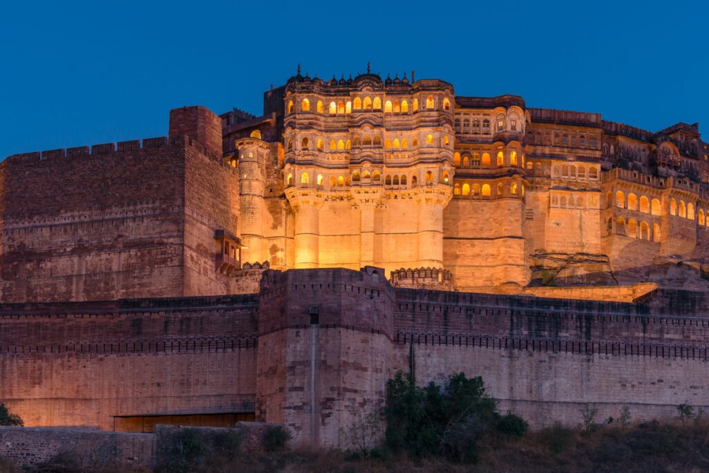jodhpur-mehrangarh-fort-night